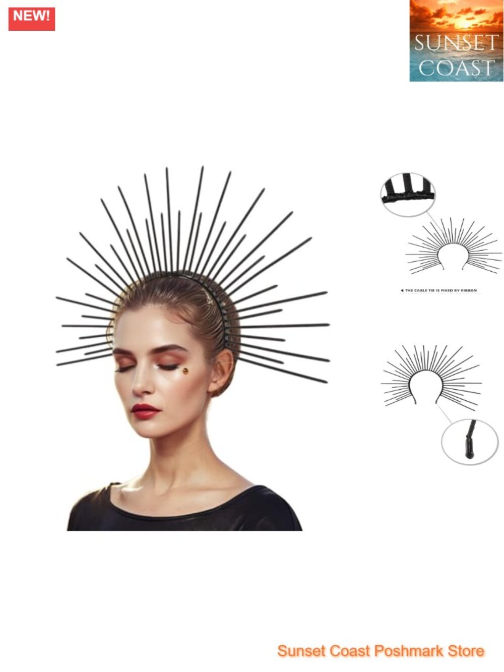 Goddess Halo Crown Headband Halloween Cosplay Headdress Costume Party